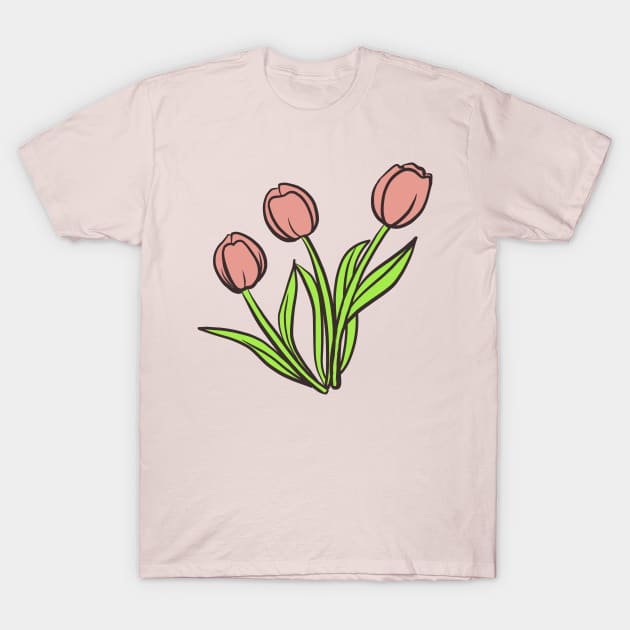 Tulips T-Shirt by AndySaljim